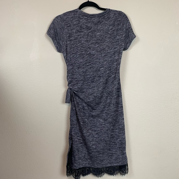 Max Mara Weekend Line Gray Faux Wrap Dress size S - Picture 2 of 6